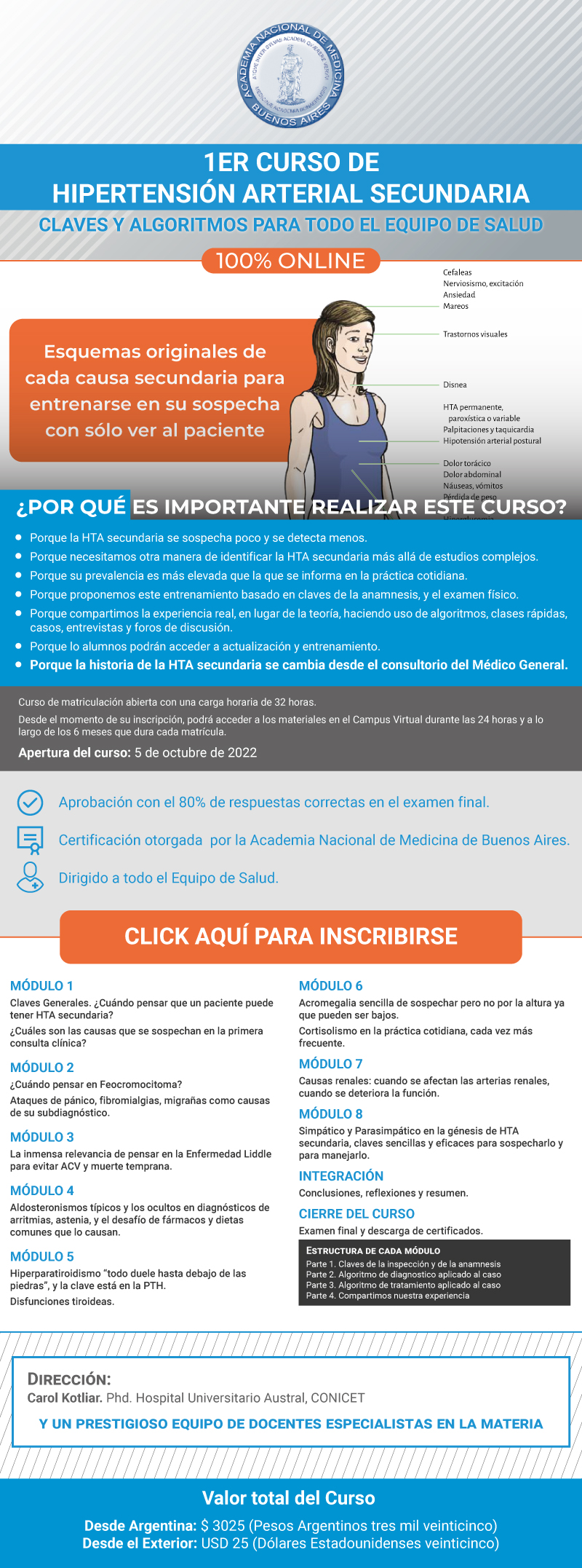 Primer Curso de Hipertensión Arterial Secundaria