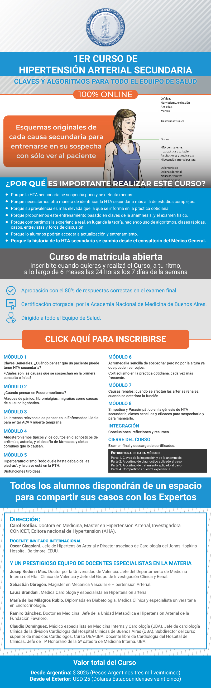 Primer Curso de Hipertensión Arterial Secundaria