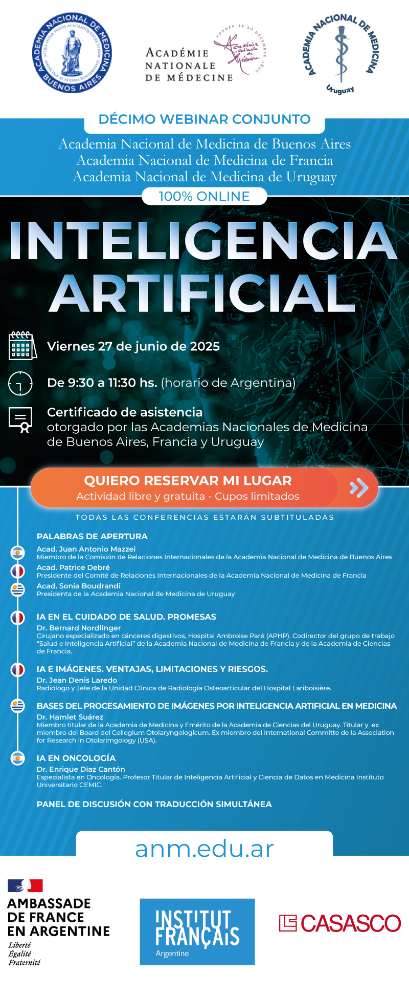 Webinar sobre Inteligencia Artificial