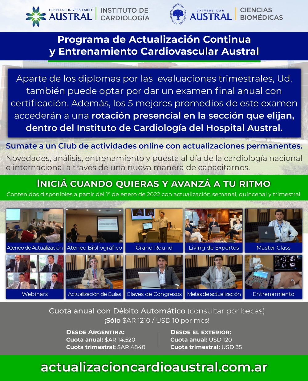 Programa de Actualización Continua y Entrenamiento Cardiovascular Austral