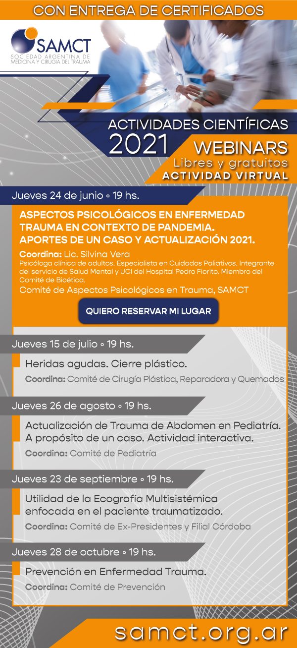 Actividades Científicas 2021 - SAMCT