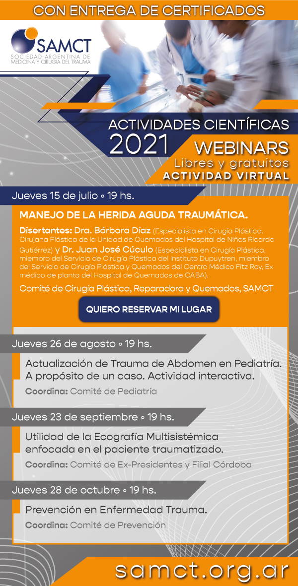 Actividades Científicas 2021 - SAMCT