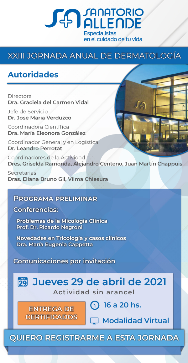 XXIII Jornada Anual de Dermatología